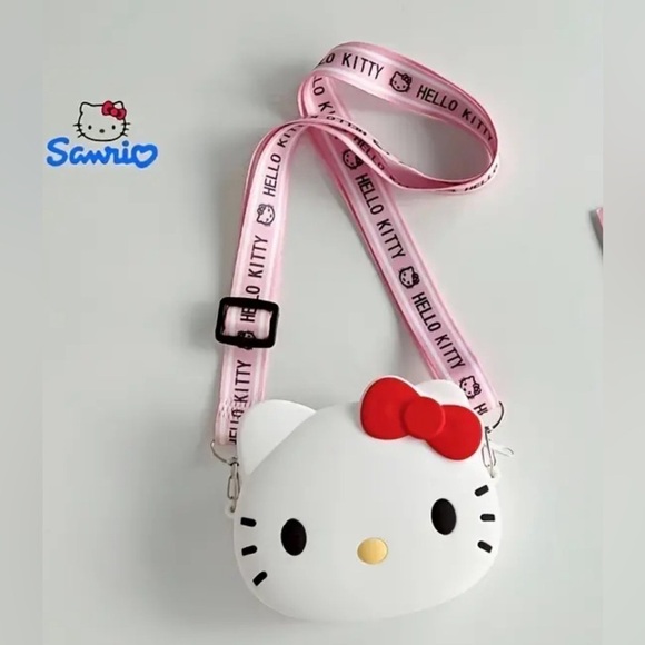Hello Kitty Silicone Crossbody Purse NIP - Picture 2 of 3